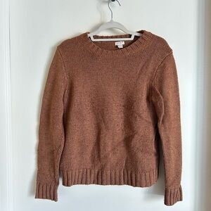J. Crew Burnt Orange Crew Neck Sweater